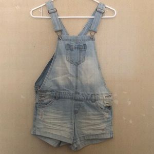 Light wash Overalls